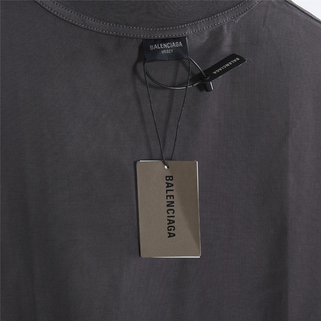 Balenciga/巴黎世家 大B标识字母印花短袖T恤
