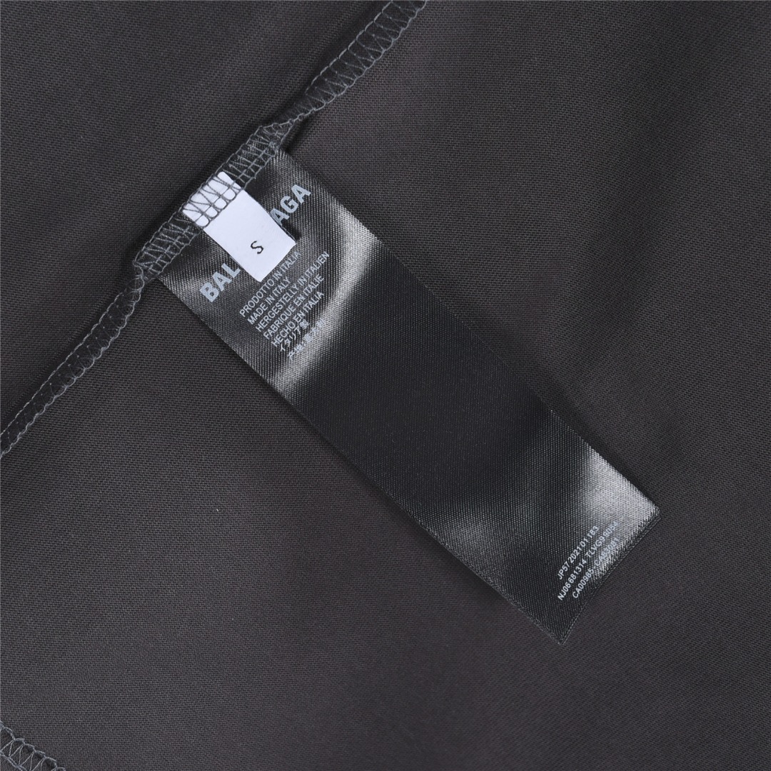 Balenciga/巴黎世家 大B标识字母印花短袖T恤
