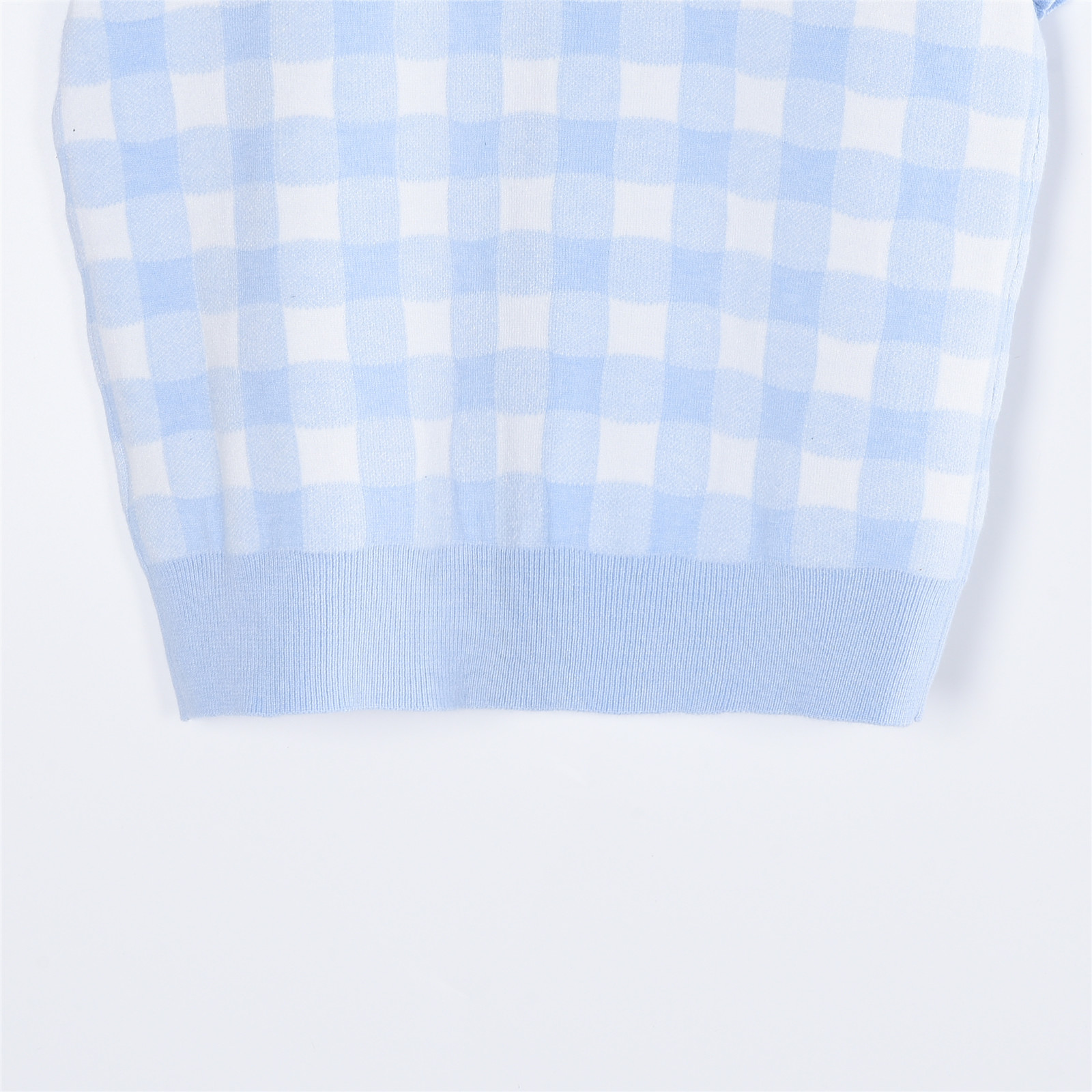 Ralph Lauren/拉夫劳伦 格子提花针织短袖polo衫 (女款) 绿色 蓝色-Top High Quatity Cheap Sneakers Fashion Clothing Clothes Bags handbags Shoes of all Brand wholesale With The best Quality And Beautiful Price from China Factory Chinese suppliers wholesaler seller Ralph Lauren/拉夫劳伦 格子提花针织短袖polo衫 (女款) 绿色 蓝色
