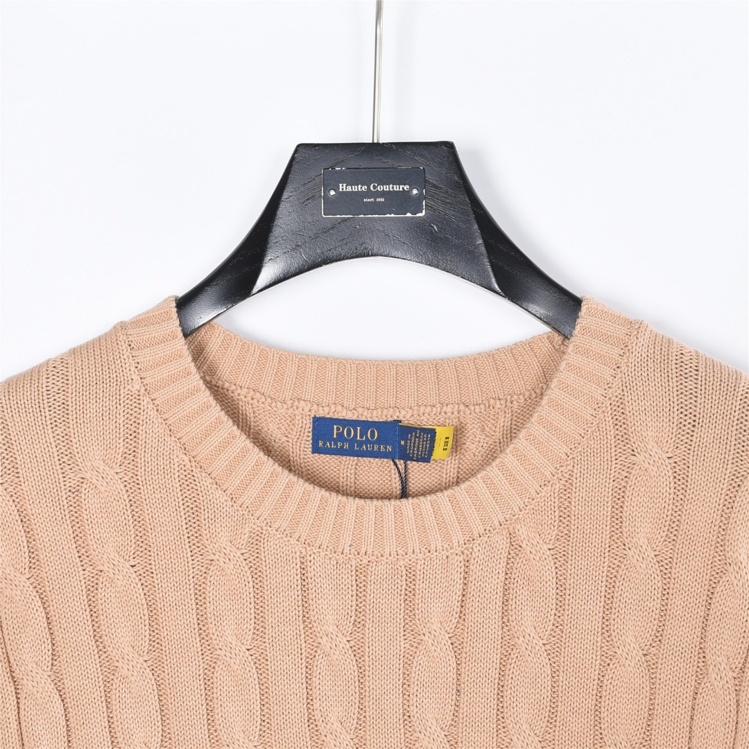Ralph Lauren/拉夫劳伦 小战马刺绣绞花针织短袖T恤-Top High Quatity Cheap Sneakers Fashion Clothing Clothes Bags handbags Shoes of all Brand wholesale With The best Quality And Beautiful Price from China Factory Chinese suppliers wholesaler seller Ralph Lauren/拉夫劳伦 小战马刺绣绞花针织短袖T恤