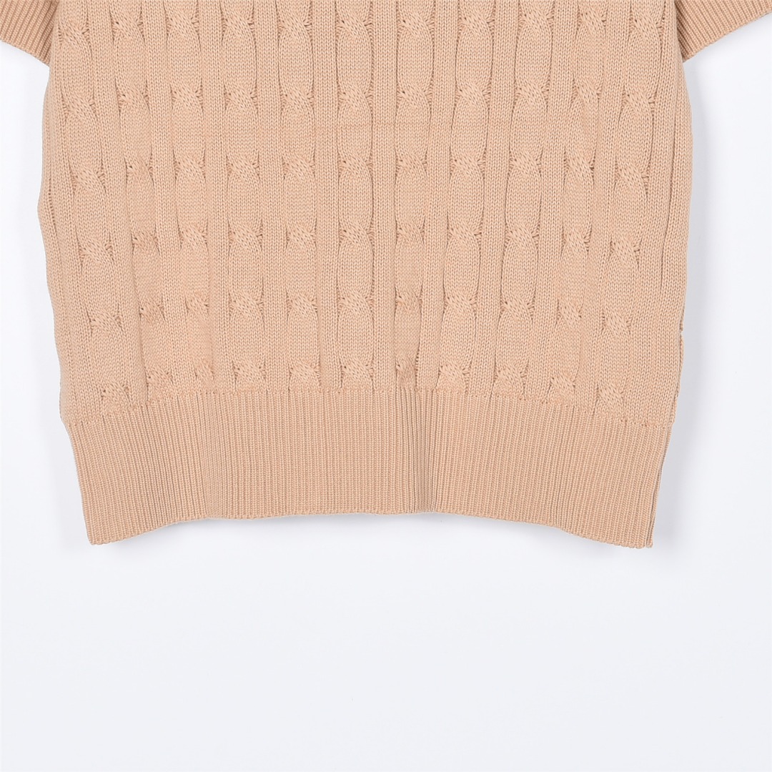 Ralph Lauren/拉夫劳伦 小战马刺绞花针织短袖polo衫