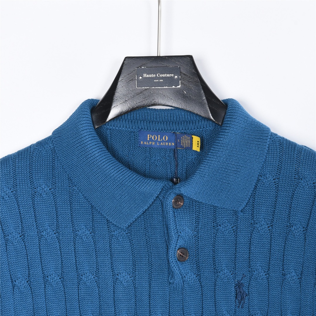Ralph Lauren/拉夫劳伦 小战马刺绞花针织短袖polo衫 卡其 蓝色 白色 藏青 黑色 灰色