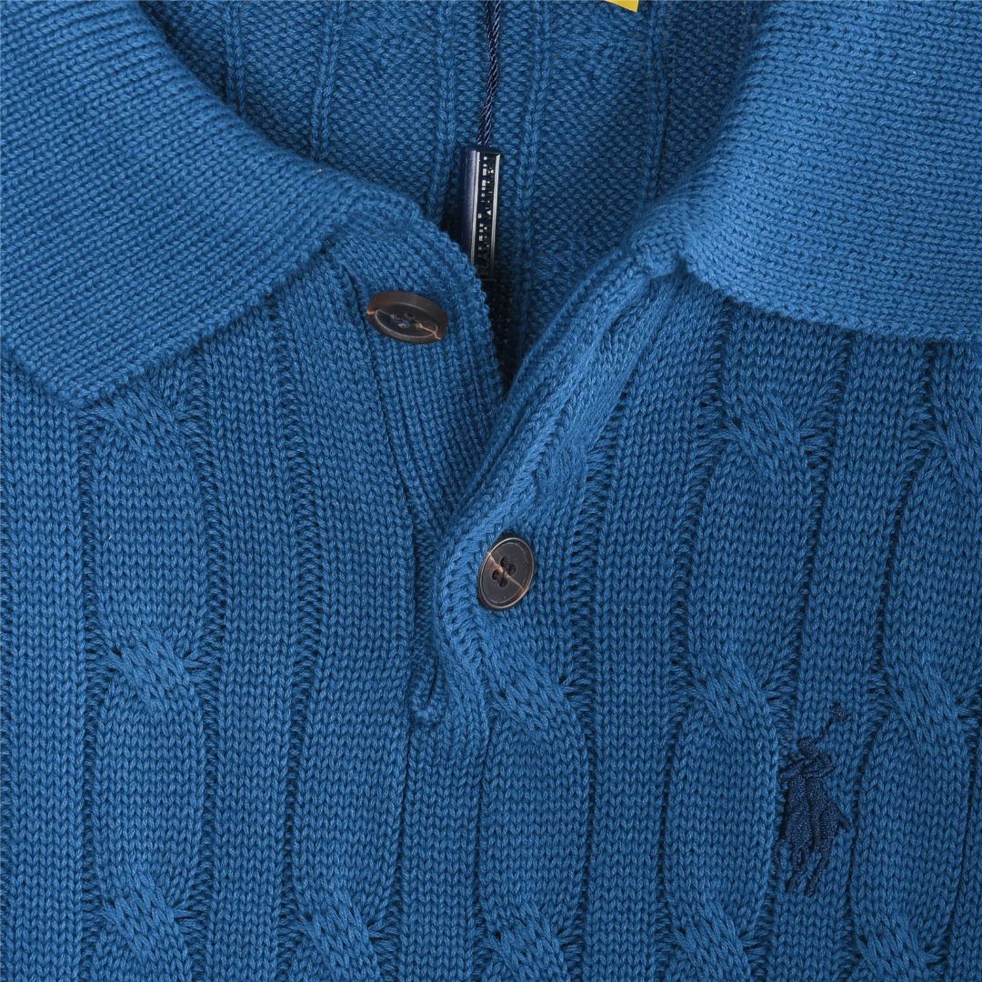 Ralph Lauren/拉夫劳伦 小战马刺绞花针织短袖polo衫 卡其 蓝色 白色 藏青 黑色 灰色