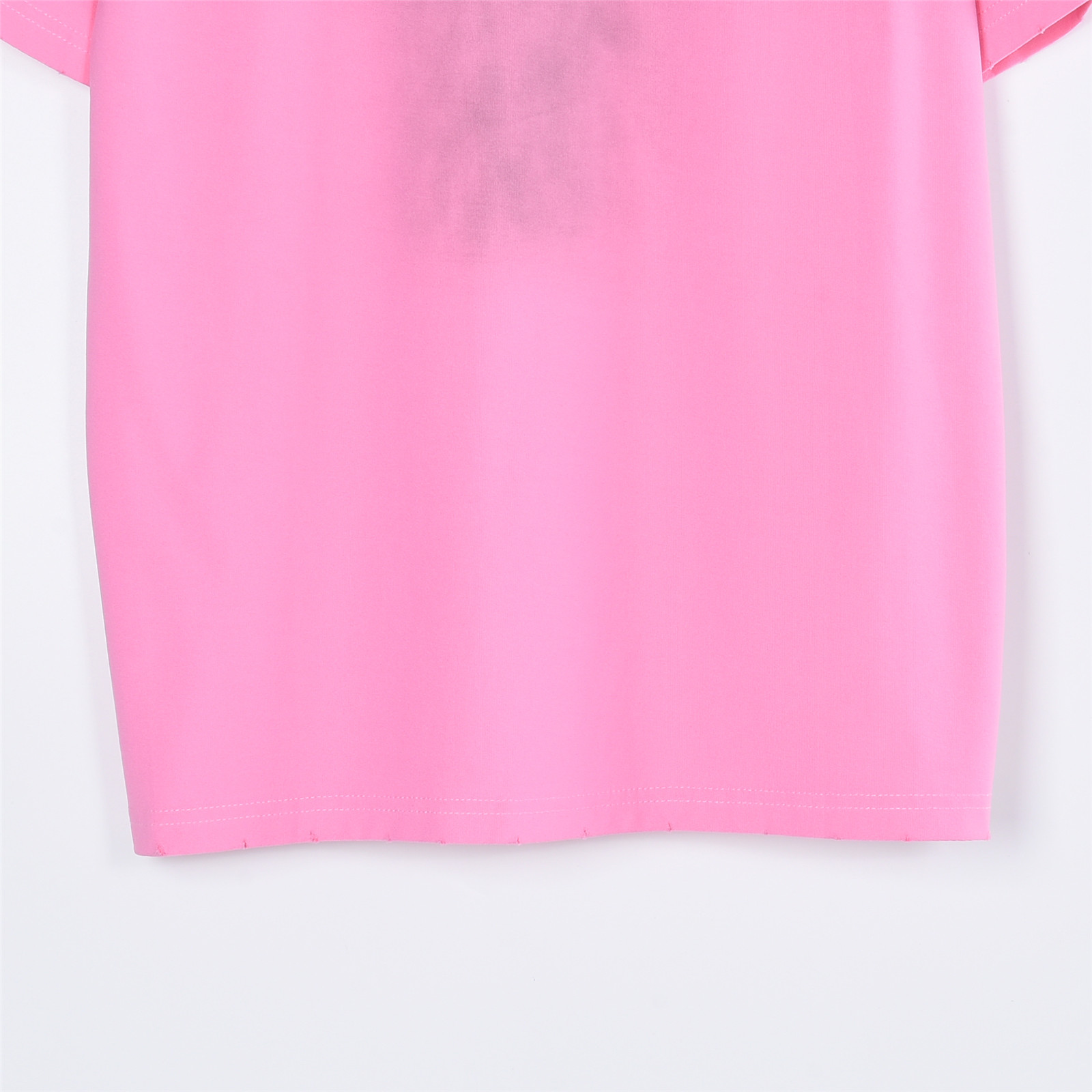 Acne Studios 复古泥染做旧1996字母水洗破洞短袖T恤