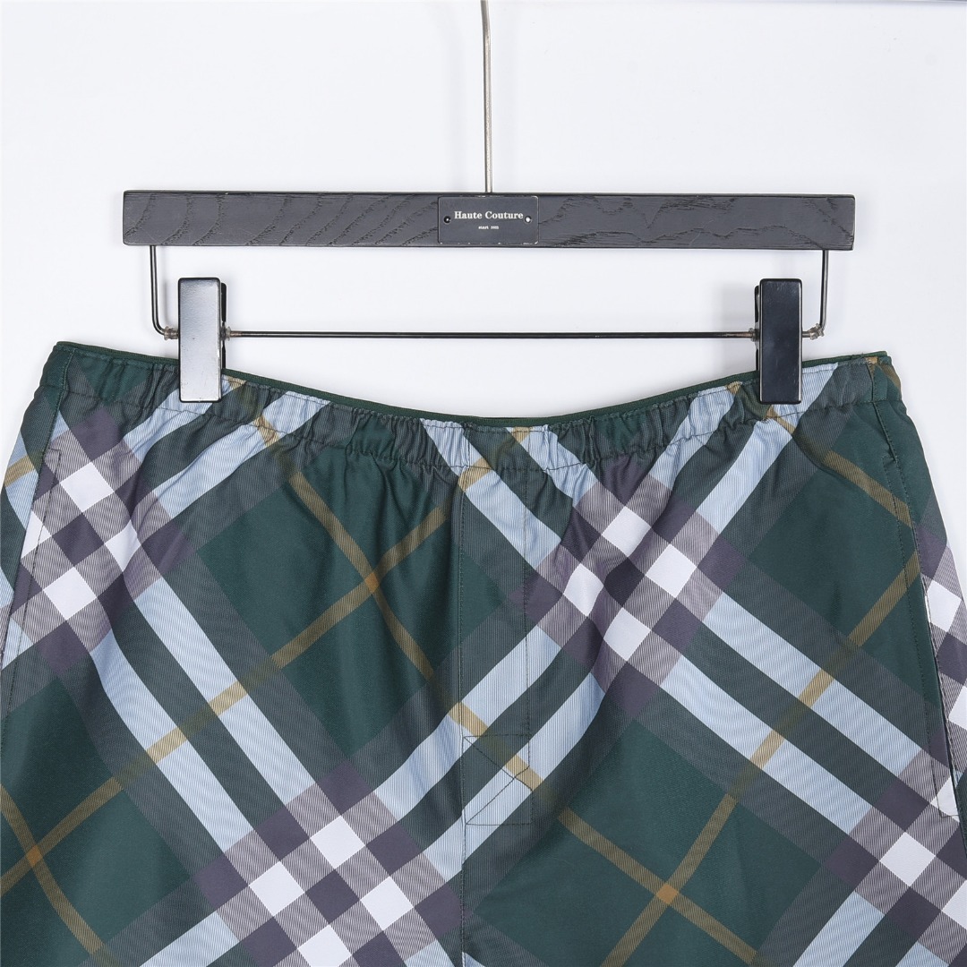 Burberry/巴宝莉 斜纹格纹网眼内衬沙滩短裤-Chinese UA Cheap High Quatity Brand Clothes Bags handbags Sneakers wholesale wholesaler seller from China Factory suppliers Fashion Clothing Shoes best Quality Beautiful Price Burberry/巴宝莉 斜纹格纹网眼内衬沙滩短裤
