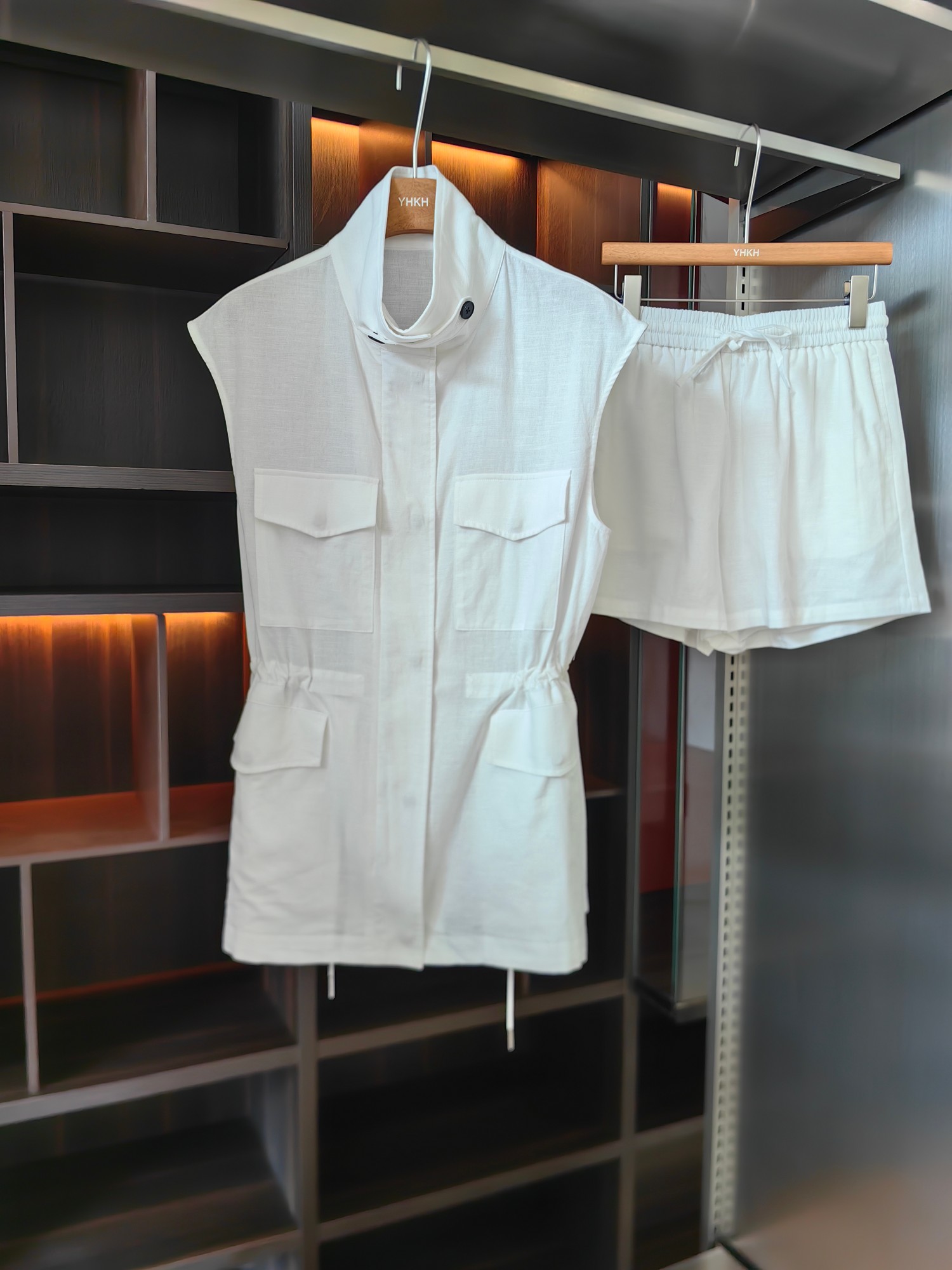 Elegant Linen Two-Piece Set: Breathable & Stylish, Sizes S-L Available 4 a1745920843577 1205