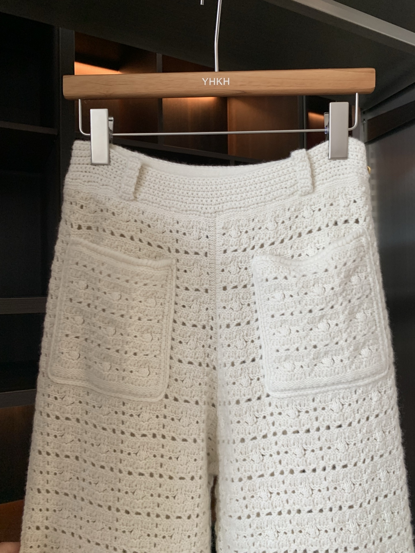 Hand-Crocheted Women's Three-Piece Set in Beige, Soft Cashmere Blend, S-M-L Sizes 6 i1746345301191 548 0 6
