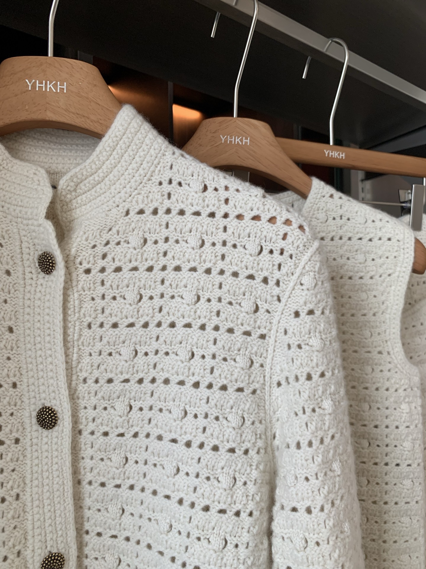 Hand-Crocheted Women's Three-Piece Set in Beige, Soft Cashmere Blend, S-M-L Sizes 7 i1746345484102 6185 0 7