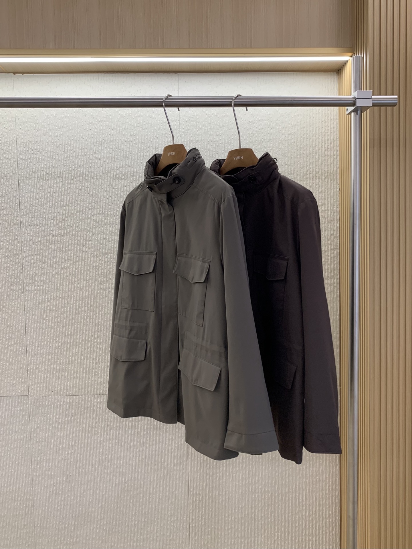 Women's Chocolate Brown Waterproof Nylon Jacket - Classic Fit, Sizes S-XL 4 i1752230418537 1061 0 1