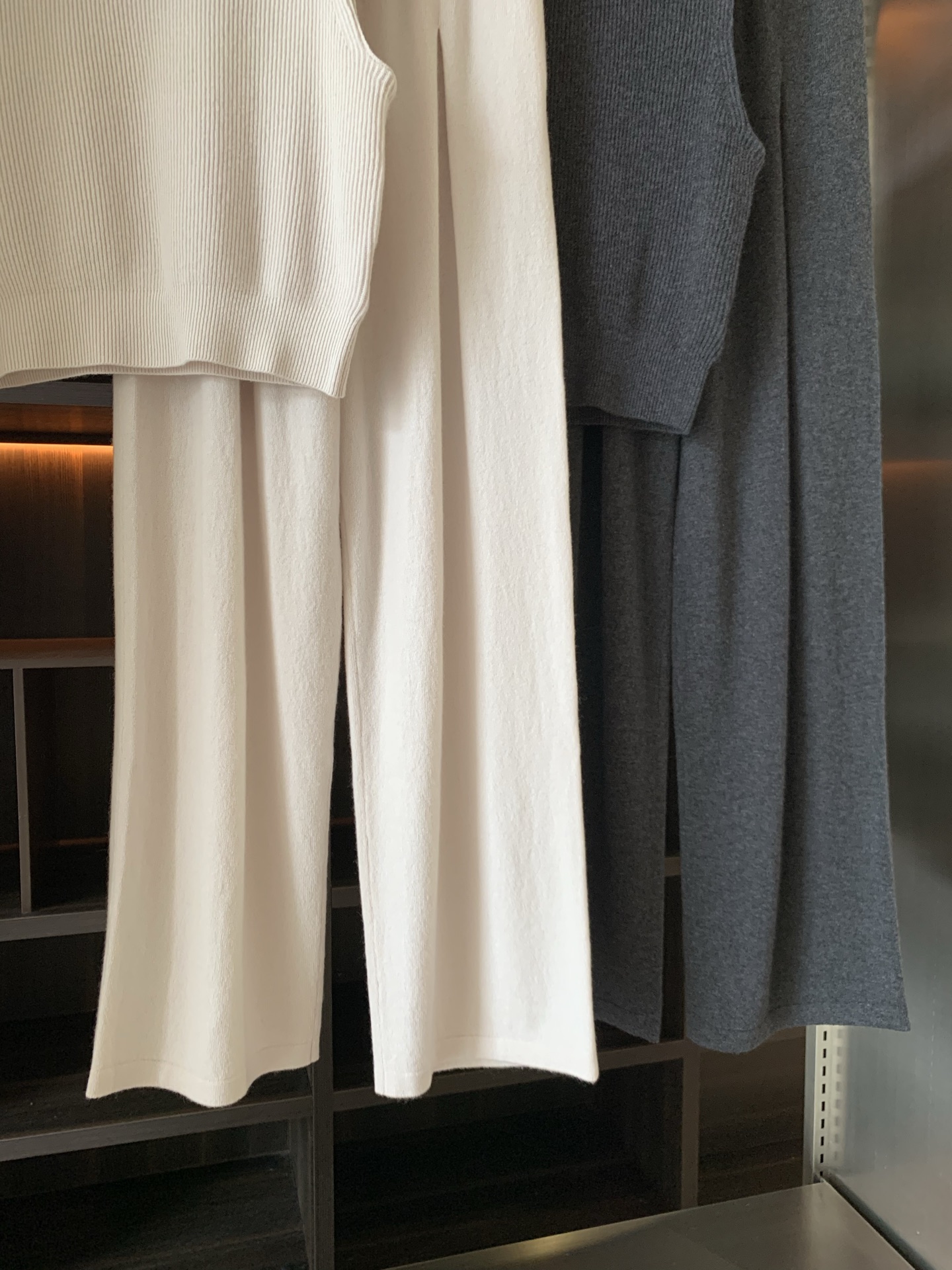 B*C Wool Cashmere Knit Vest Set - Beige & Gray, Sizes S-L 5 i1752576659586 9799 0 3