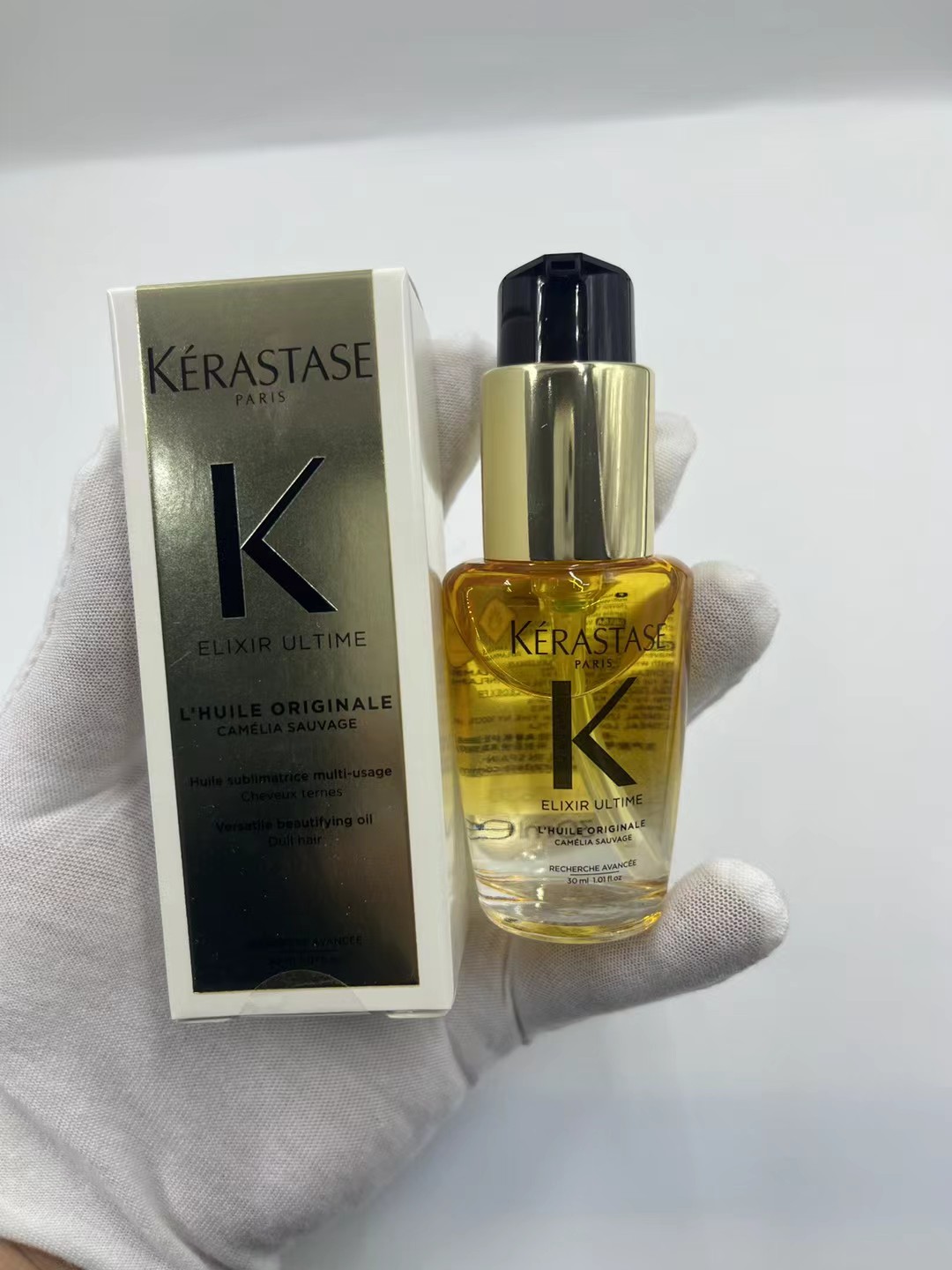 35. Nuevo aceite capilar Kérastase 30ml 🔜 Calidad 1:1❗3️⃣ colores: dorado#, negro#, púrpura#. Nuevo aceite capilar Kér…