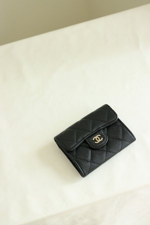 Best Fake
 Chanel Classic Flap Bag Wallet Card pack Gold Hardware
