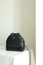 Chanel Gabrielle Bag Bags Backpack Perfect Quality
 Black All Steel