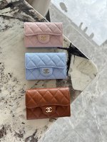 Chanel Classic Flap Bag 7 Star
 Wallet Card pack Blue Brown Caramel Pink Spring/Summer Collection