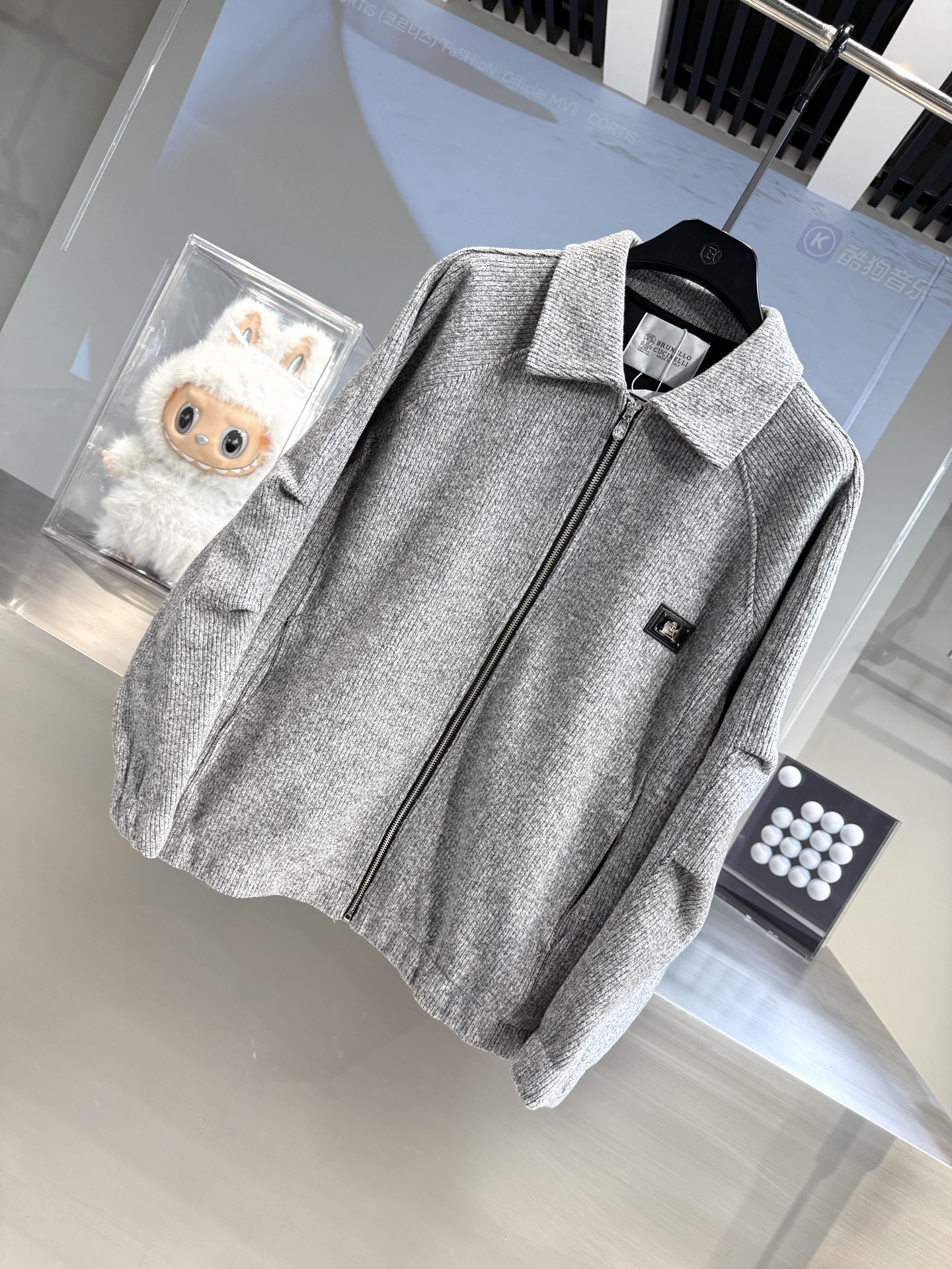 BC-Brunello Cucineli🔥🔥FW秋冬新款🆕老钱风羊毛夹克翻领外套，专柜同步发售，原单狠货