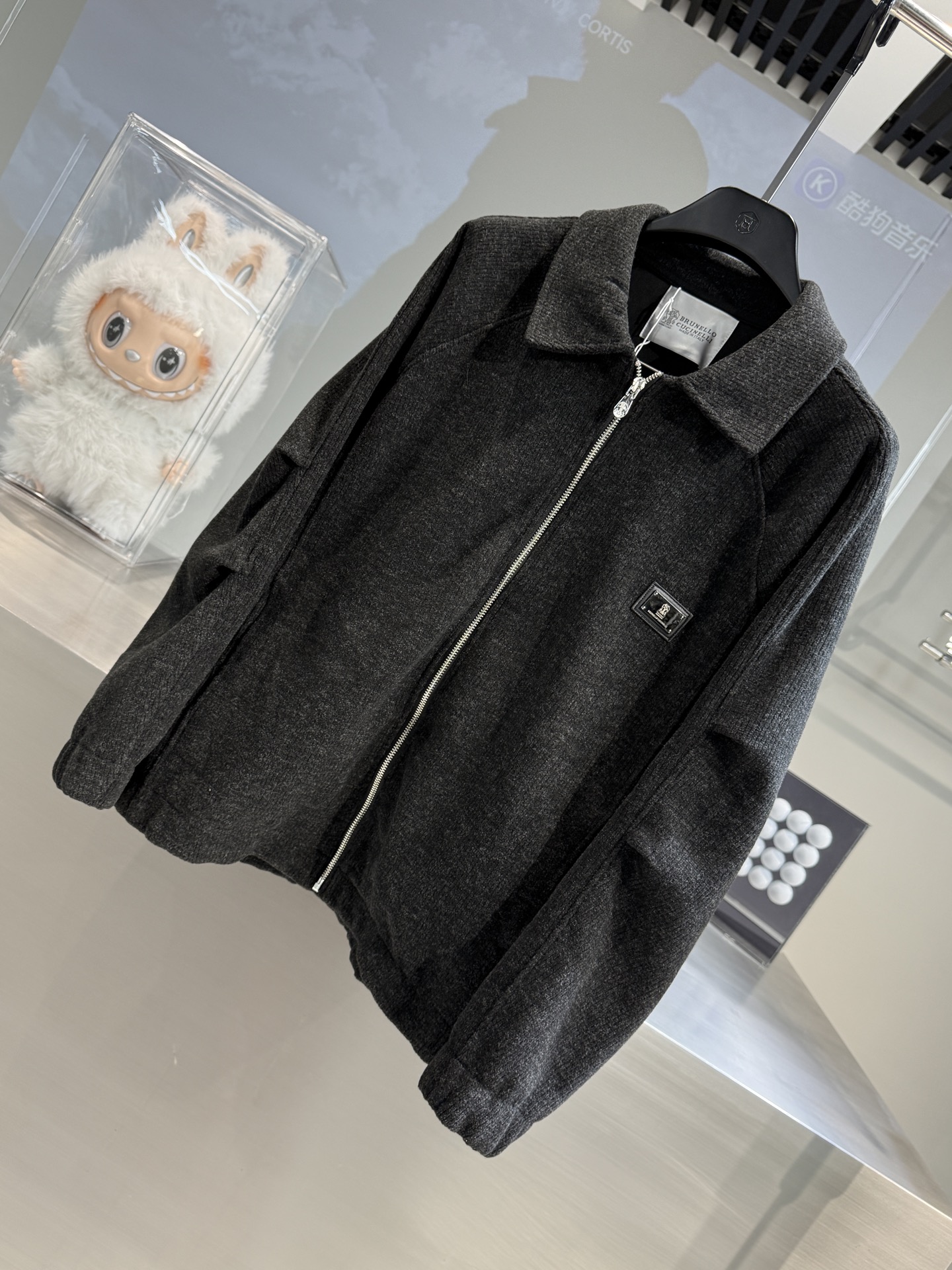 BC-Brunello Cucineli🔥🔥FW秋冬新款🆕老钱风羊毛夹克翻领外套，专柜同步发售，原单狠货