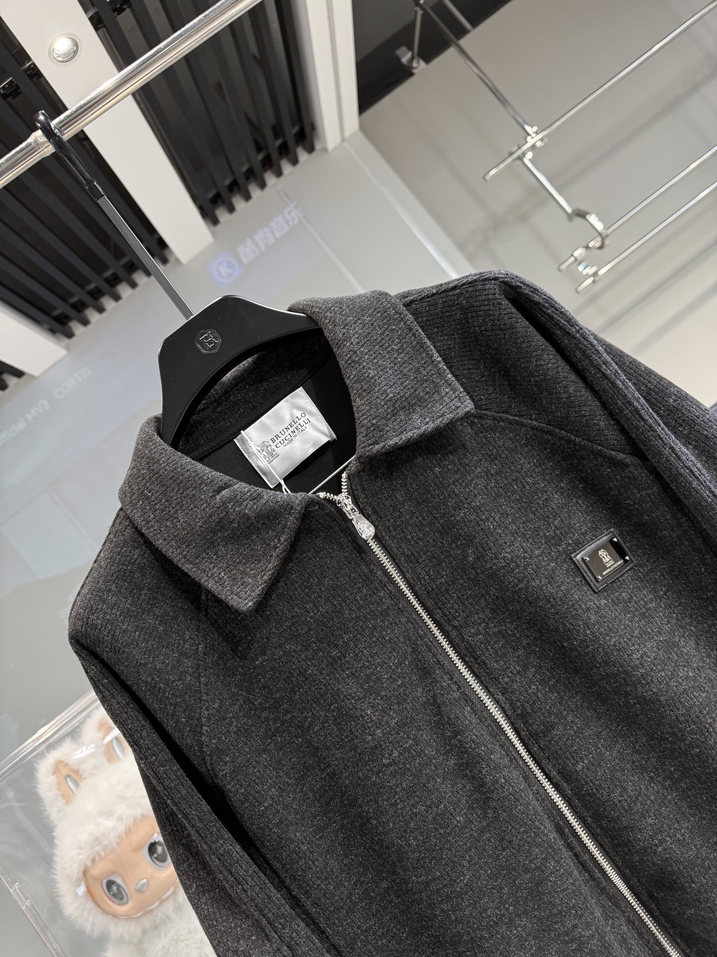 BC-Brunello Cucineli🔥🔥FW秋冬新款🆕老钱风羊毛夹克翻领外套，专柜同步发售，原单狠货