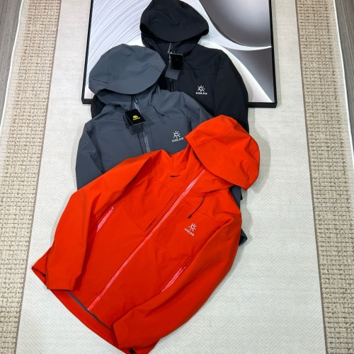 KAILAS 25ss Embroidered Outdoor Casual Softshell Windproof Jacket, Red, Grey, Black 1 KAILAS 25ss Embroidered Outdoor Casual Softshell Windproof Jacket, Red, Grey, Black