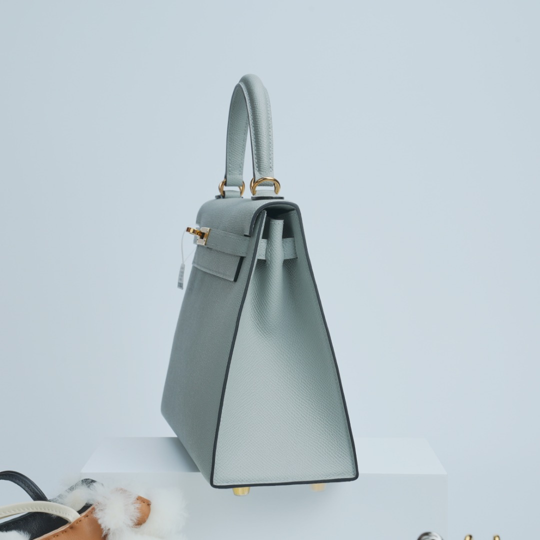 Hermes Kelly Light blue Epsom shoulder everyday