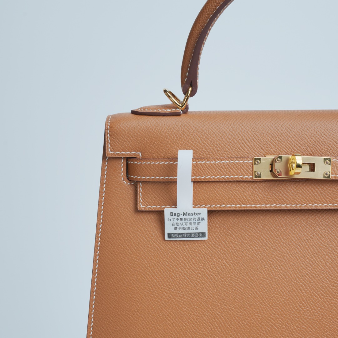 Hermes Kelly Gold Brown Epsom handbag everyday