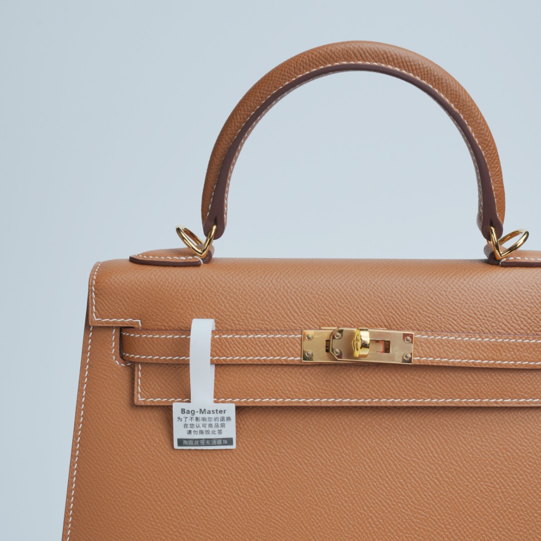 Hermes Kelly Gold Brown Epsom handbag everyday