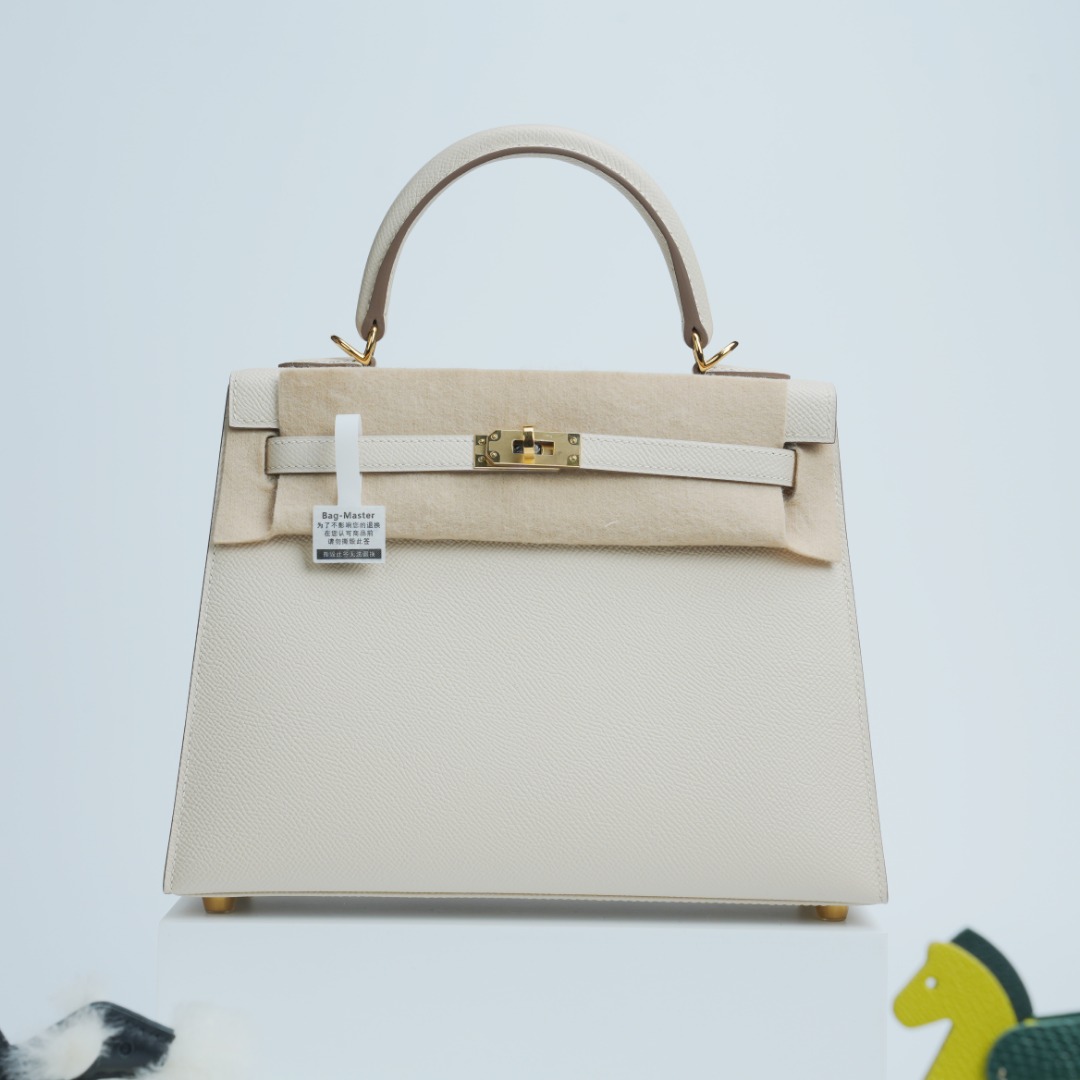 Hermes Kelly Epsom Beige top handle everyday