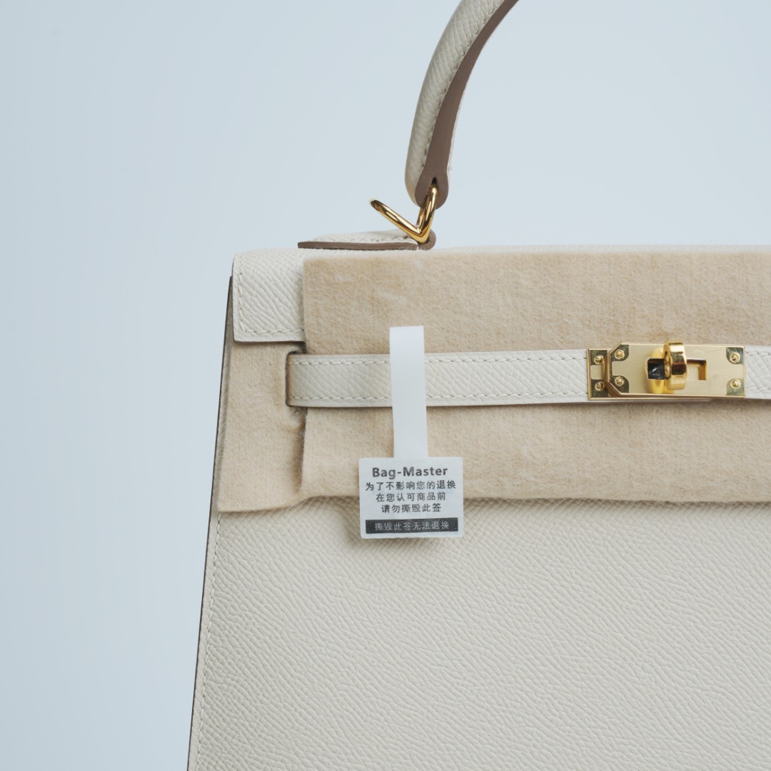 Hermes Kelly Epsom Beige top handle everyday