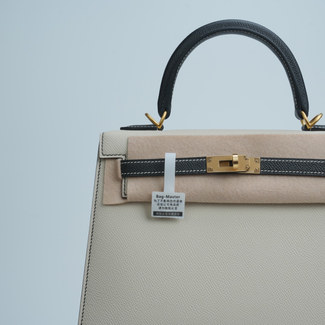 Hermes Kelly Craie Black Epsom handbag everyday