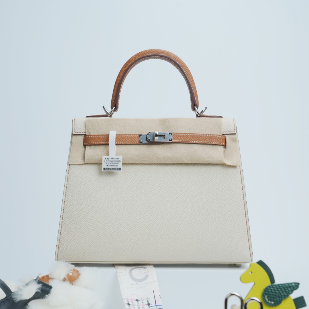 Hermes Kelly Cream Biscuit Epsom shoulder everyday