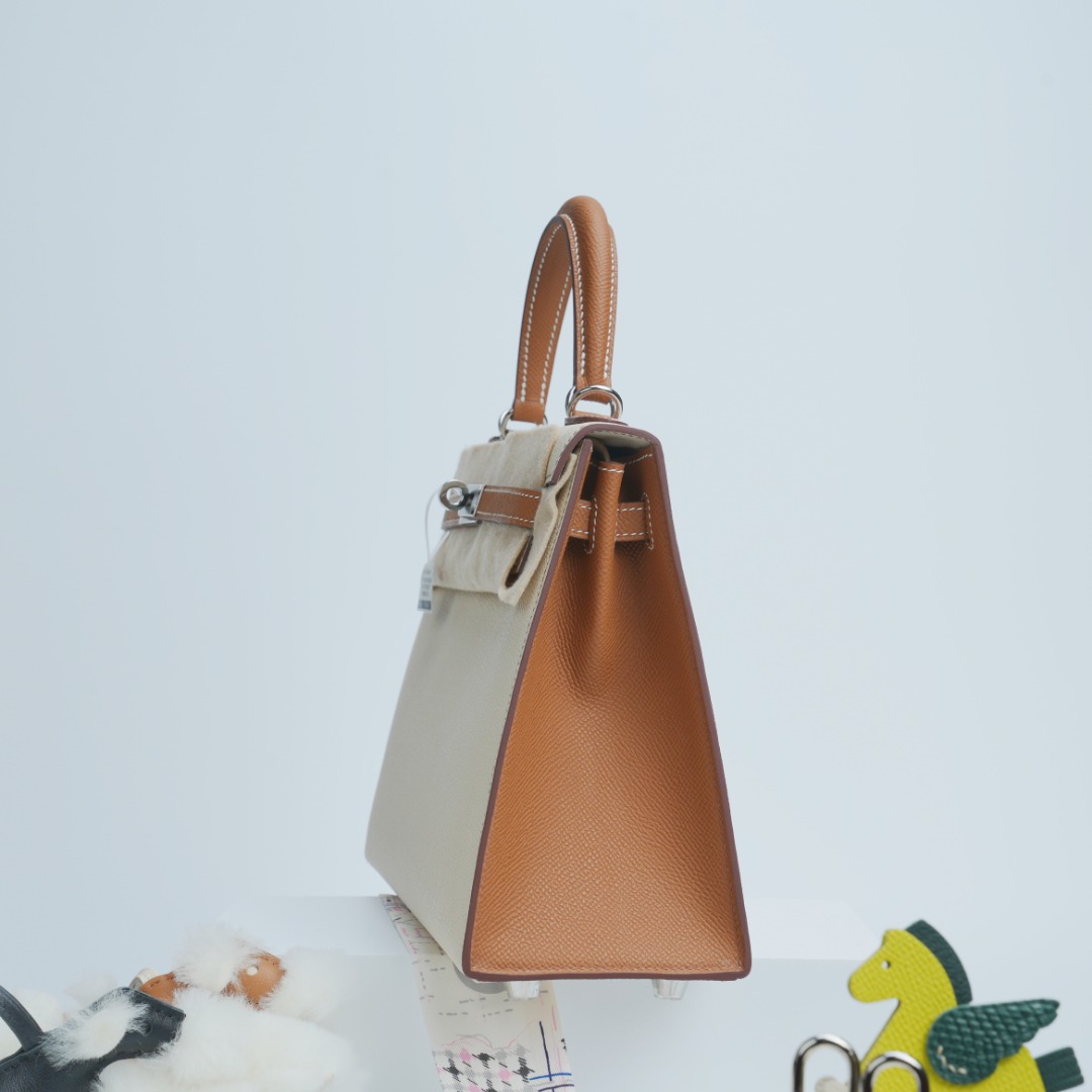 Hermes Kelly Cream Biscuit Epsom shoulder everyday