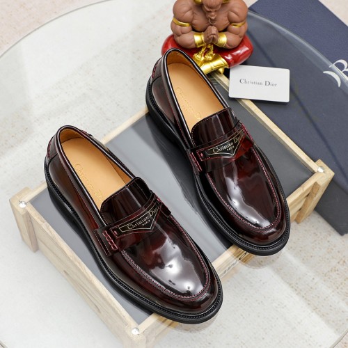 Dior Men's Casual Loafers, Italian Woven Leather, Stylish and Comfortable 1 Dior Men's Casual Loafers, Italian Woven Leather, Stylish and Comfortable