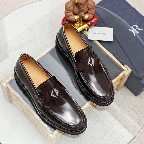 Dior Men's Brown Leather Loafers - Stylish, Comfortable, and High-Quality 1 Dior Men's Brown Leather Loafers - Stylish, Comfortable, and High-Quality