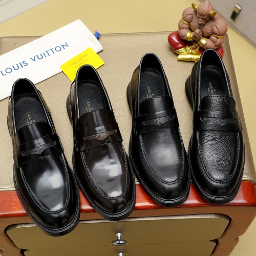 Louis Vuitton Men's Leather Loafers - Stylish & Comfortable Classic Design 1 Louis Vuitton Men's Leather Loafers - Stylish & Comfortable Classic Design