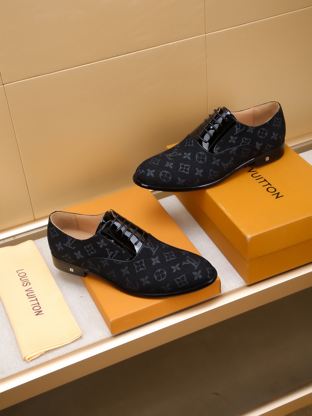 Louis Vuitton Men's Dress Shoes - Italian Leather, Monogram Design 5 a1742405628986 8662