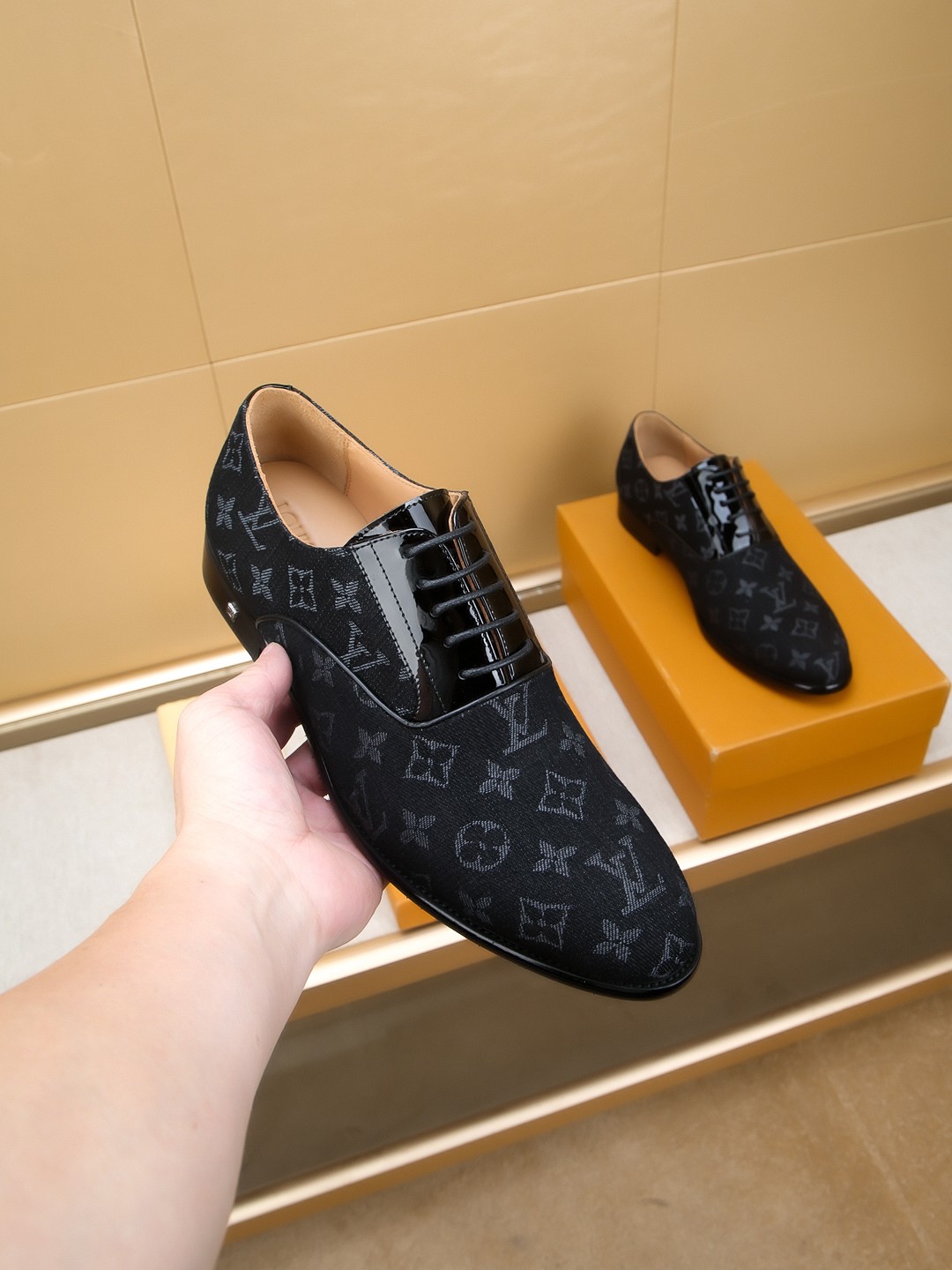 Louis Vuitton Men's Dress Shoes - Italian Leather, Monogram Design 4 a1742405629037 4201