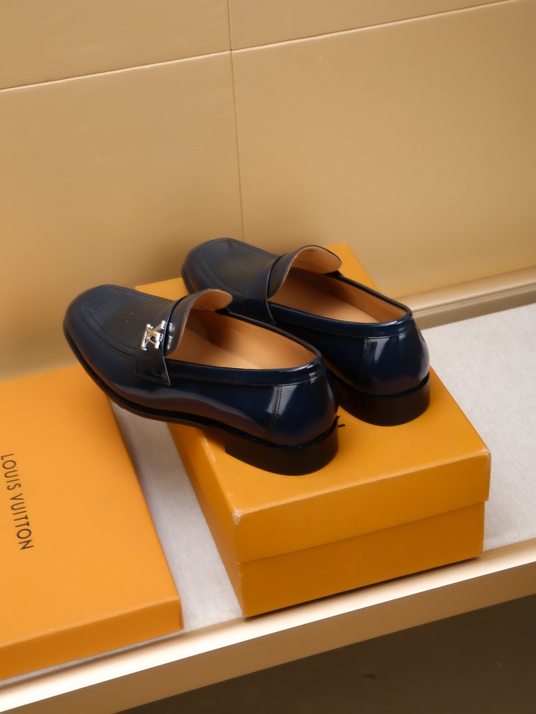 Louis Vuitton Men's Leather Loafers, Classic & Stylish Dress Shoes Size 39-44 9 a1742405854606 4752