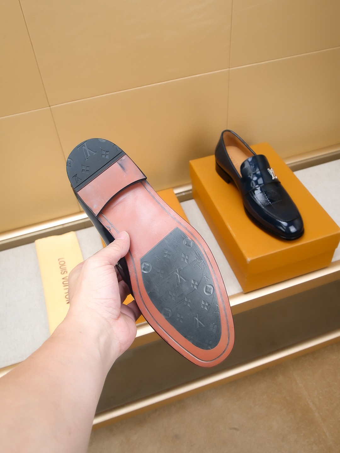 Louis Vuitton Men's Leather Loafers, Classic & Stylish Dress Shoes Size 39-44 10 a1742405854611 1186