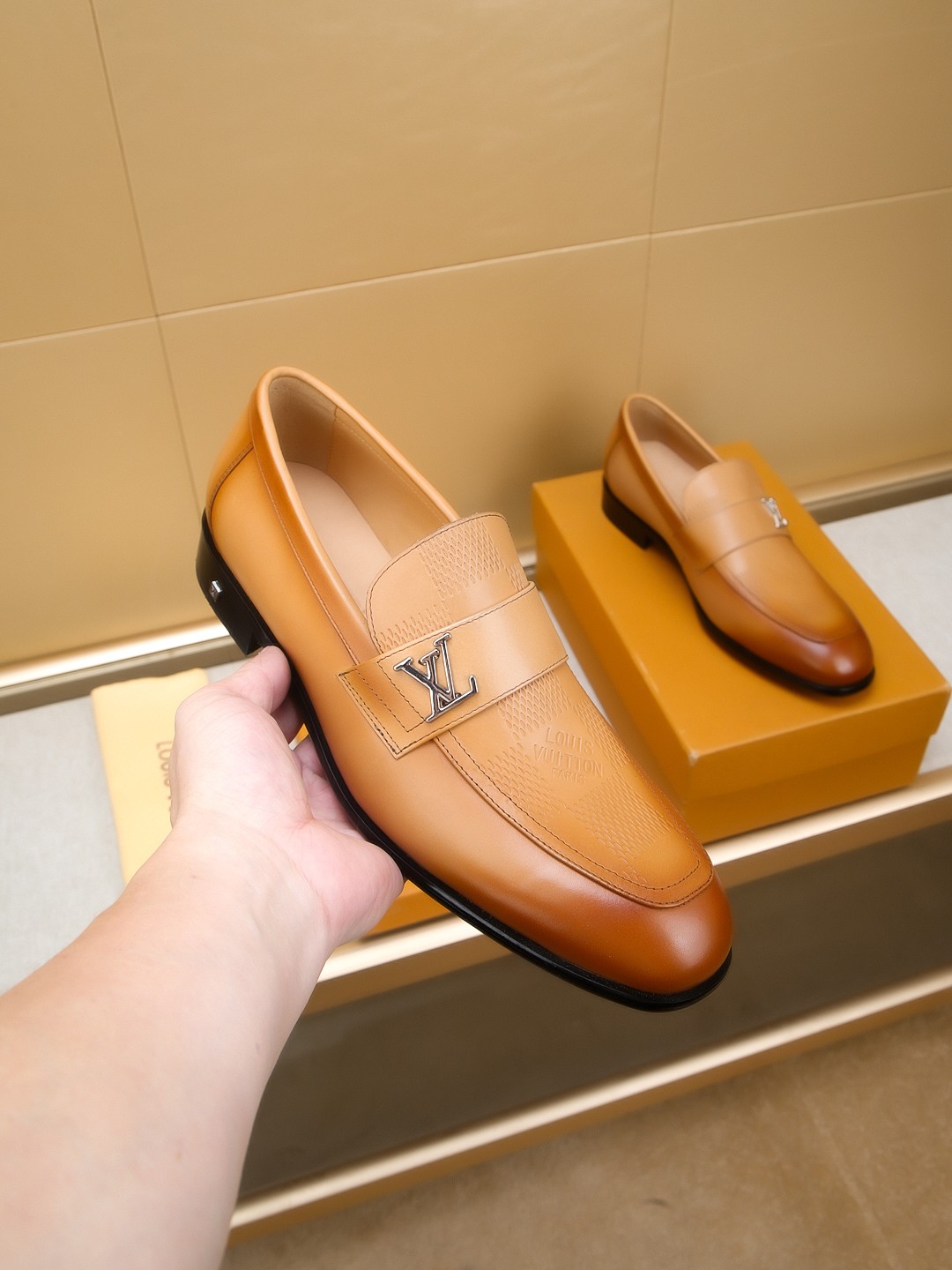 Louis Vuitton Men's Leather Loafers, Classic Style & Comfortable Fit 4 a1742406523467 3445