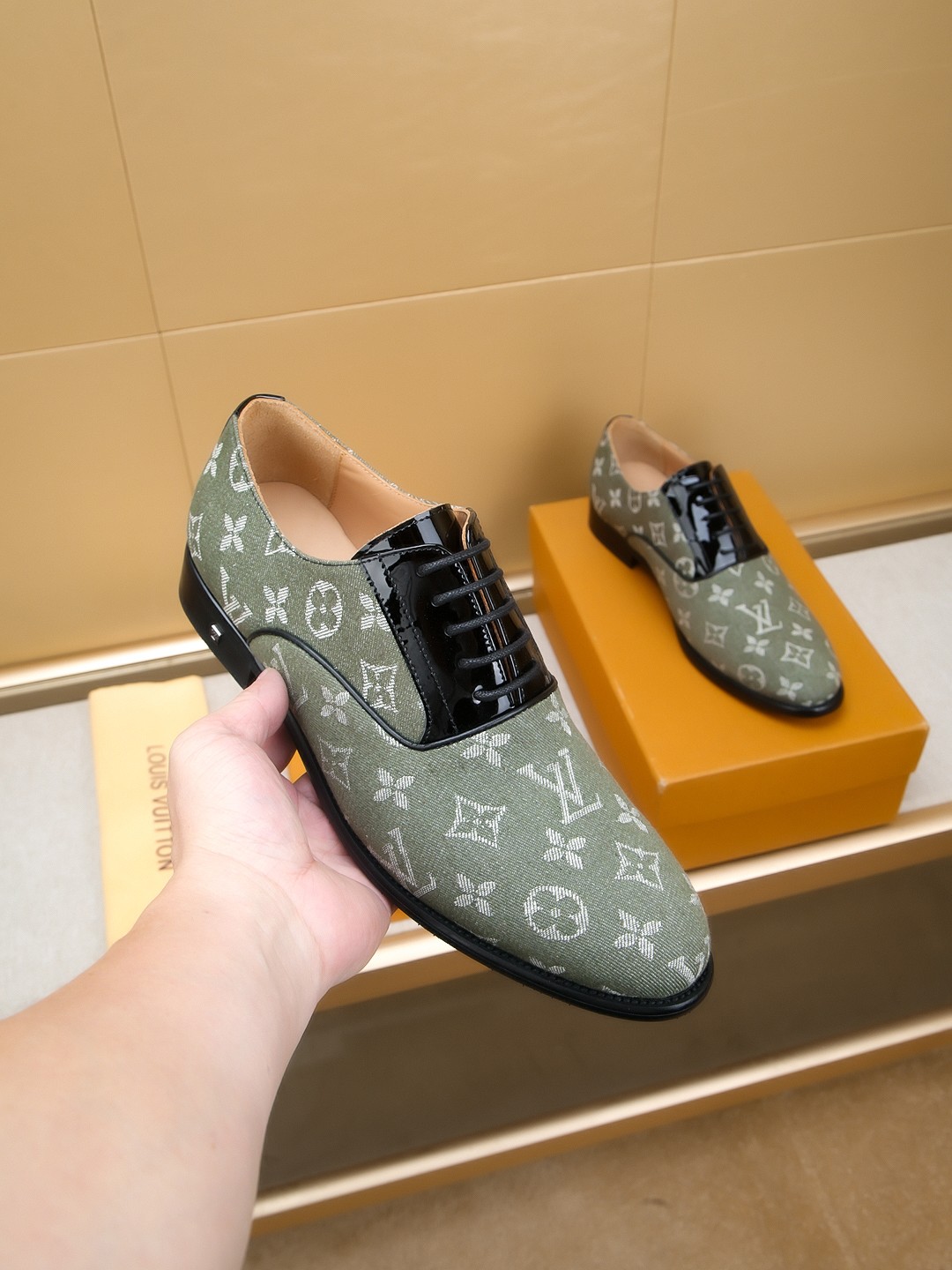Louis Vuitton Monogram Embossed Leather Dress Shoes - EU 39-44 4 a1742407024233 3060