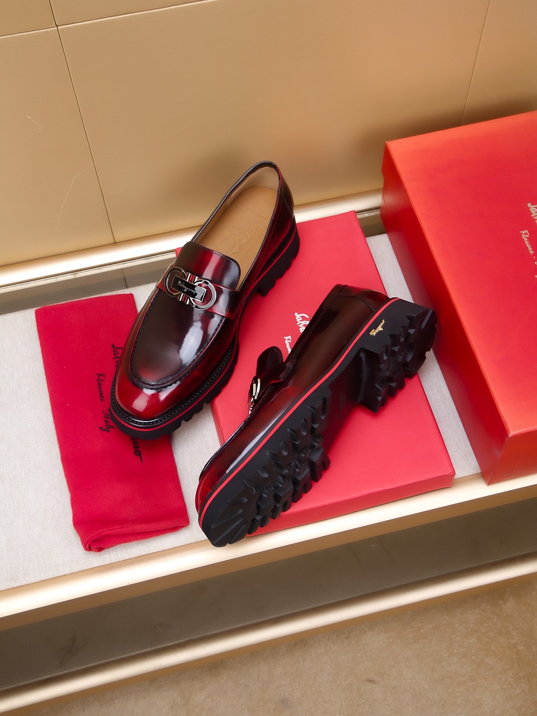 Ferragamo Men's Leather Loafers - High-Quality, Handmade, and Stylish 6 a1742520449033 5821