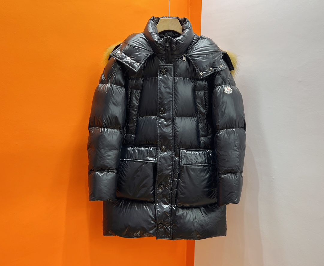 Moncler Clothing Down Jacket White Men Duck Down Fall/Winter Collection Casual