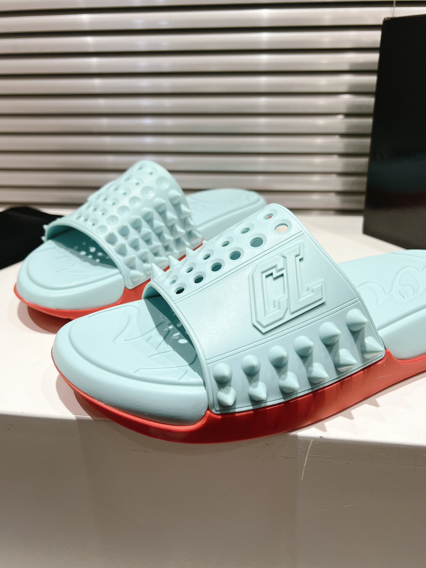 Customize CL Varsity Slipper with Black Box Note for Top-level 2024ss. - 图片 8