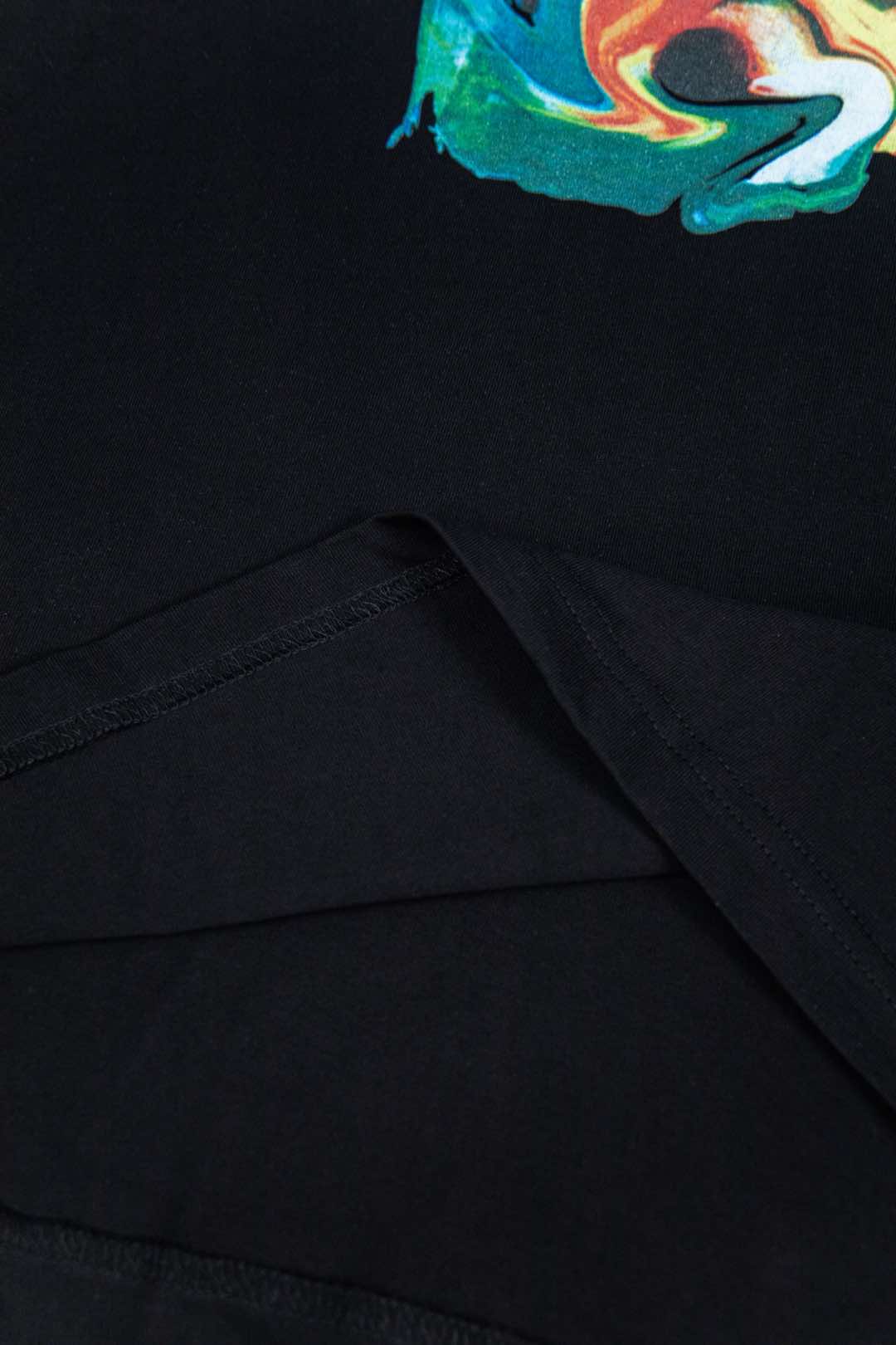 Givenchy and Vanhish New Letter Short Sleeve T-shirt: Luxury Fashion Statement in Black - 图片 8