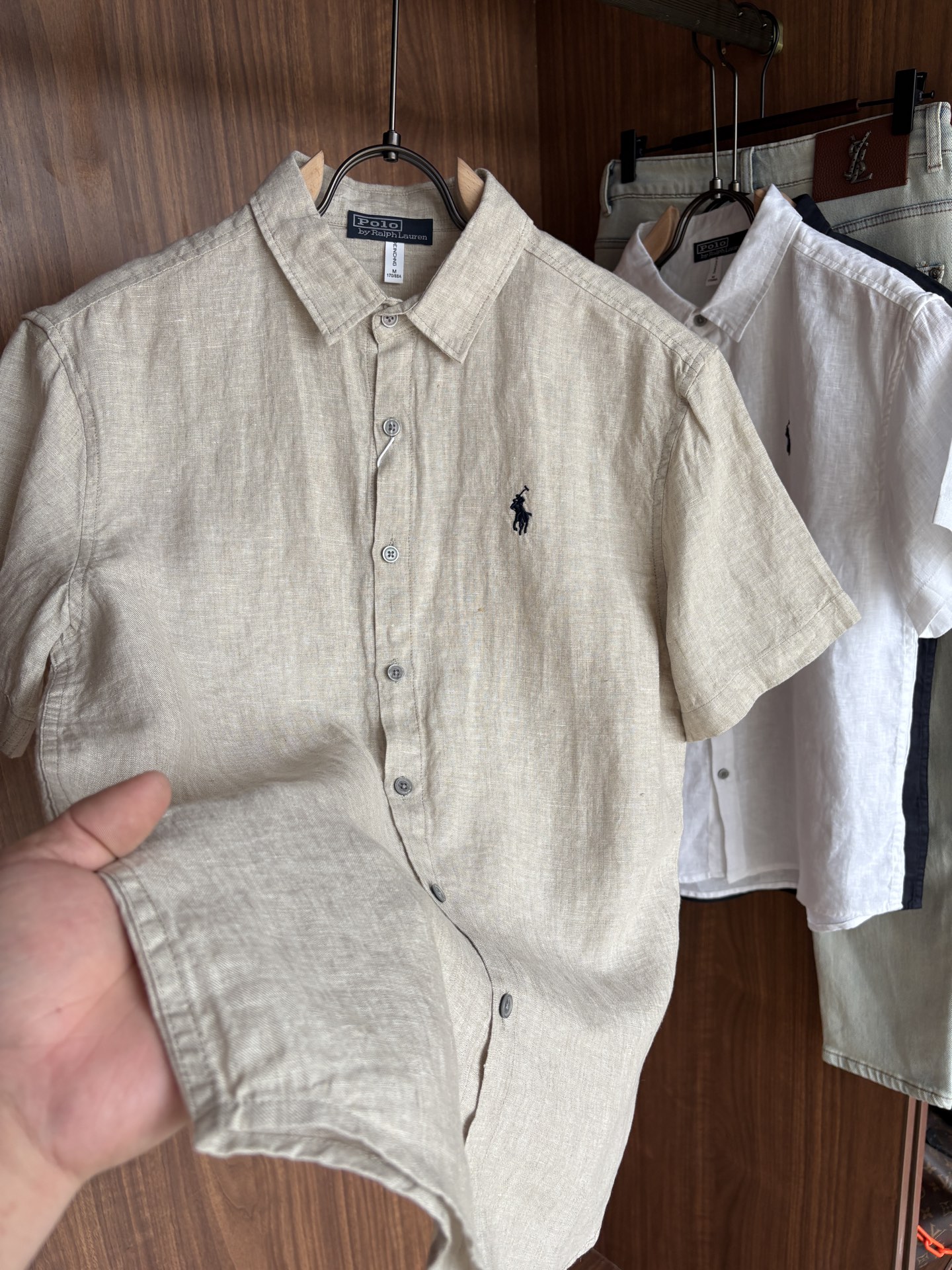 “Raulen’s New 100% Linen Collection: Stylish, Cozy, Light-Skinned. Colors: White, Plaster, Blue.” - 图片 8