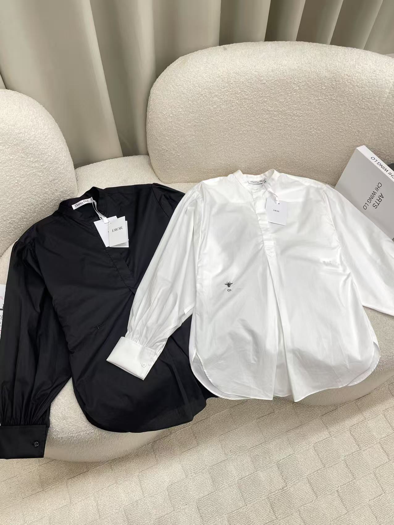 Dior Bee Embroidered Shirt - Spring 25 Collection, Sizes S-L 6 i1743209044070 368 0 8