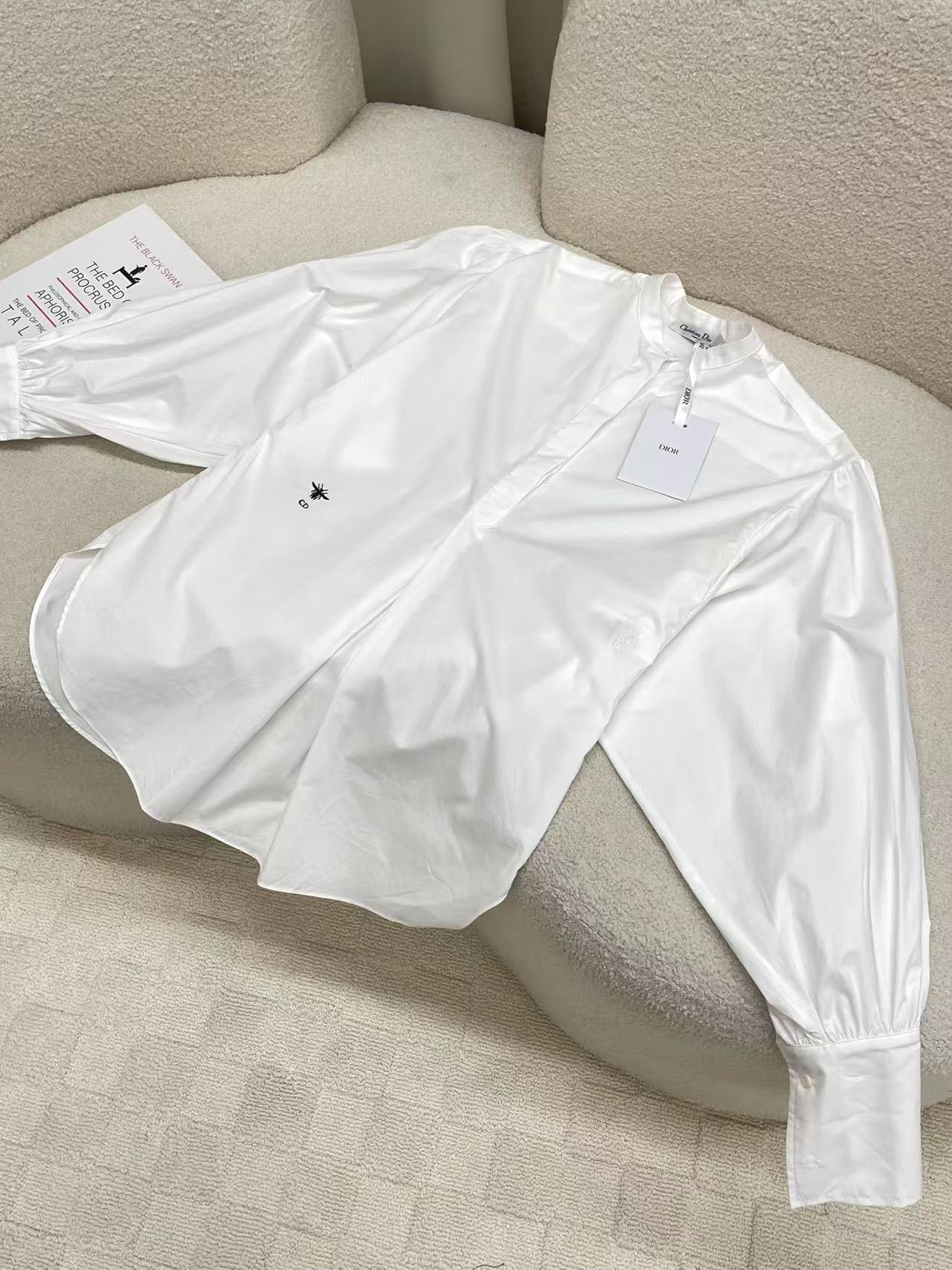 Dior Bee Embroidered Shirt - Spring 25 Collection, Sizes S-L 3 i1743209044070 9172 0 2