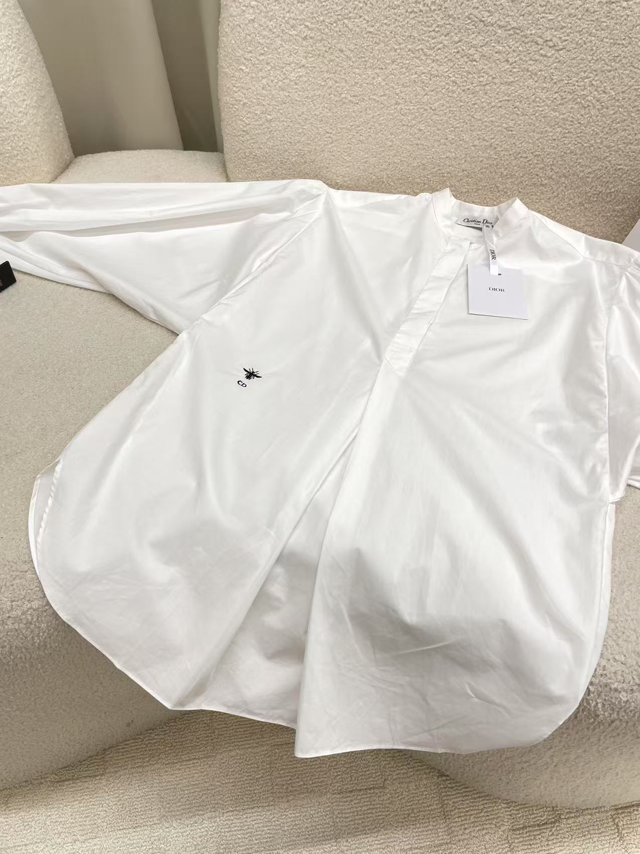 Dior Bee Embroidered Shirt - Spring 25 Collection, Sizes S-L 4 i1743209044541 5312 0 3