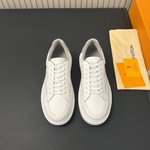 Louis Vuitton Shoes Sneakers Splicing Calfskin Cowhide Rubber Sweatpants