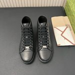 Gucci Shoes Sneakers Splicing Calfskin Canvas Cowhide TPU Low Tops
