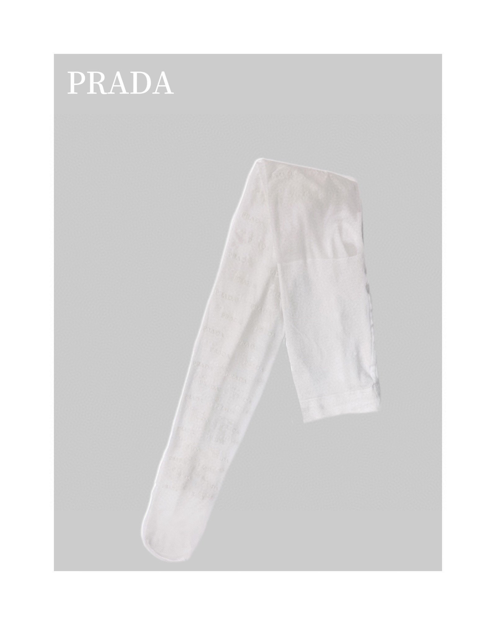 配包装一盒一双Prada普拉达经典植绒字母丝袜好看到爆炸欧美大牌丝袜一比一高版本制作可以看得到的工艺！潮
